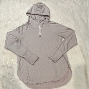 Athleta Uptempo Lightweight Sweatshirt Hoodie Size M Color Soft Lilac